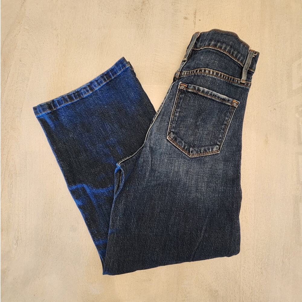 Frame Denim Women's Ali Wide Crop Mellencamp SZ 24 High Rise